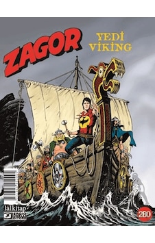 Zagor Sayı 280 - Yedi Viking Ciltli Lal Kitap Zagor Sayı 280 - Yedi Viking Ciltli Lal Kitap