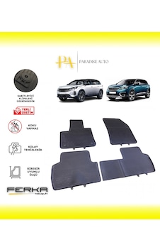Peugeot 5008 2016 Ve Üstü Araca Özel Paspas Peugeot 5008 2016 Ve Üstü Araca Özel Paspas