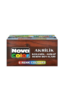 Nova Color Akrilik Boya 6Lı Nova Color Akrilik Boya 6Lı