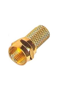 Teknogreen Rg6 F Konnektör 20MM Gold 100'lü Paket Teknogreen Rg6 F Konnektör 20MM Gold 100'lü Paket