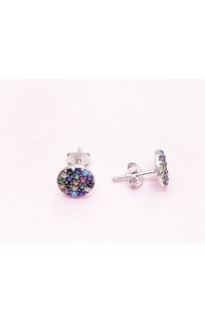 Oriental Kuyumculuk Jewellery Renkli Taşlı Gümüş Küpe Gümüş Oriental Kuyumculuk Jewellery Renkli Taşlı Gümüş Küpe Gümüş