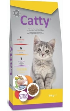 Catty Kitten Tavuklu Yavru Kedi Maması 15 KG Catty Kitten Tavuklu Yavru Kedi Maması 15 KG