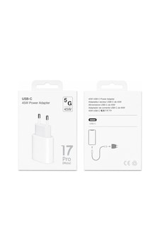 Solgun Usb-c 45w Power Adapter 5g Apple iPhone Uyumlu 17 Hızlı Şarj Desteği Solgun Usb-c 45w Power Adapter 5g Apple iPhone Uyumlu 17 Hızlı Şarj Desteği