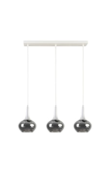 Nero Modern Tasarım Salon - Mutfak - Yatak Odası Beyaz Renk Füme Camlı Sıralı 3 Lü Avize Beyaz Füme Beyaz Füme Nero Modern Tasarım Salon - Mutfak - Yatak Odası Beyaz Renk Füme Camlı Sıralı 3 Lü Avize Beyaz Füme Beyaz Füme