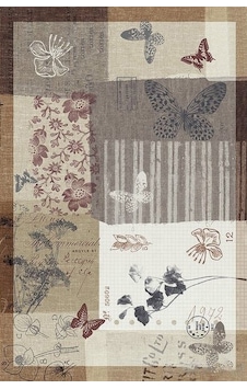 Taç Baskılı Halı Lineria 120x180 Bej