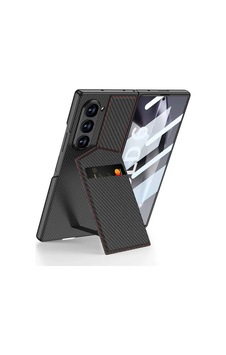 Samsung Uyumlu Galaxy Z Fold 6 Kılıf Karbon Fiber Kartlıklı Zore Kıpta Dik Açılan Kartlıklı Kapak Samsung Uyumlu Galaxy Z Fold 6 Kılıf Karbon Fiber Kartlıklı Zore Kıpta Dik Açılan Kartlıklı Kapak