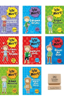 İş Bankası 7-12 Yaş İşte Mert Serisi 8li Set + Telefon Standı