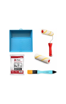 İz Bırakmayan Büyük Saten Rulo 15 Cm Ve Yedek Başlığı + Büyük Boyama Kabı + Hışır Örtü + Samur Fırça İz Bırakmayan Büyük Saten Rulo 15 Cm Ve Yedek Başlığı + Büyük Boyama Kabı + Hışır Örtü + Samur Fırça
