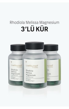Rodiola & Melissa Içeren Bitkisel Takviye 60 Kapsül X 3 Adet Rodiola & Melissa Içeren Bitkisel Takviye 60 Kapsül X 3 Adet