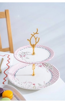 Acar Hca9089 Laila Desenli Katlı Seramik Kurabiyelik 27 Cm Çok Renkli Acar Hca9089 Laila Desenli Katlı Seramik Kurabiyelik 27 Cm Çok Renkli