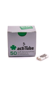Actitube 7mm Kömürlü Pipo Filtresi 50 Adet 339950