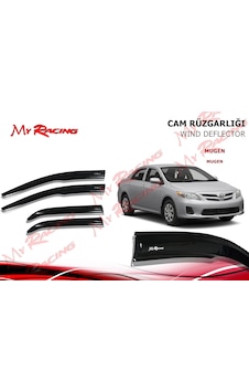 Toyota Corolla Uyumlu 2007-2012 Mugen Cam Rüzgarlığı 4Lü Toyota Corolla Uyumlu 2007-2012 Mugen Cam Rüzgarlığı 4Lü