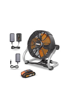 Worx Wx095 20volt 2.0ah. Li-ion 242mm Profesyonel Hibrit Şantiye Fanı/vantilatör Worx Wx095 20volt 2.0ah. Li-ion 242mm Profesyonel Hibrit Şantiye Fanı/vantilatör