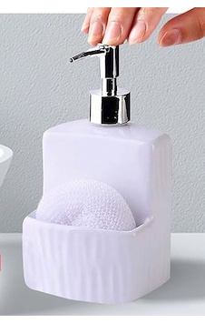 Porselen Sıvı Sabunluk Beyaz Banyo Mutfak Sabunluk Süngerlik Cepli Sabunluk Dekor Porselen Beyaz Porselen Sıvı Sabunluk Beyaz Banyo Mutfak Sabunluk Süngerlik Cepli Sabunluk Dekor Porselen Beyaz
