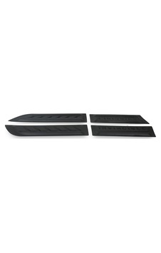 Toyota Hılux 2015 Set 4 Parça Kapı Kaplama 9203 Siyah Mat Asa Kum Desen Yazısız Desen 1