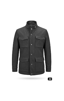 İgs Siyah Regular Fit Standart Kalıp Dik Yaka Balıksırtı Desenli Kapitoneli Mont-26256 İgs Siyah Regular Fit Standart Kalıp Dik Yaka Balıksırtı Desenli Kapitoneli Mont-26256