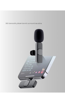 Zengemtx İphone Uyumlu Çift Mikrofonlu Kablosuz Yaka Seti Profesyonel Ses Zengemtx İphone Uyumlu Çift Mikrofonlu Kablosuz Yaka Seti Profesyonel Ses