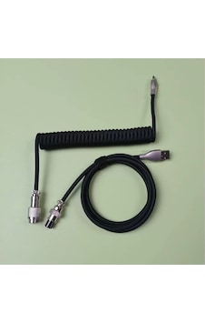Coiled Kablo Sarmal 120cm + 35cm Mekanik & Manyetik Klavye Kablosu Type-c Usb, 8k 8000hz