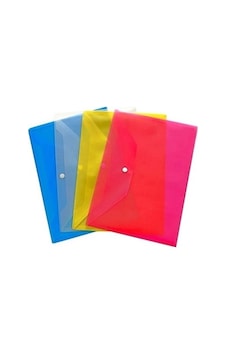 Wole Çıtçıtlı Zarf Dosya Sarı - 5 Adet Wole Çıtçıtlı Zarf Dosya Sarı - 5 Adet