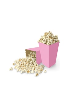 Makaron Renk Pembe Mısır Kutusu Popcorn Cup Parti 8 Adet Makaron Renk Pembe Mısır Kutusu Popcorn Cup Parti 8 Adet