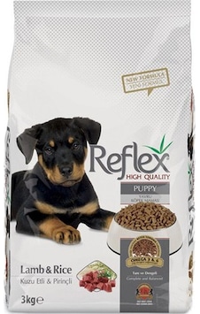 Reflex Puppy Kuzu Etli ve Pirinçli Yavru Köpek Maması 3 KG
