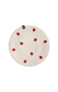 Mudo Home Fruıty Garden Yuvarlak Amerikan Servisi 35 Cm Çi Çok Renkli