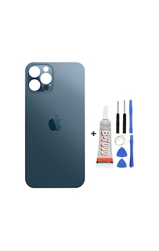 Apple Uyumlu iPhone , , 12 Pro Max Arka Kapak Cam +yapıştırıcı B700 + Tamir Seti - Mavi Mavi Apple Uyumlu iPhone , , 12 Pro Max Arka Kapak Cam +yapıştırıcı B700 + Tamir Seti - Mavi Mavi