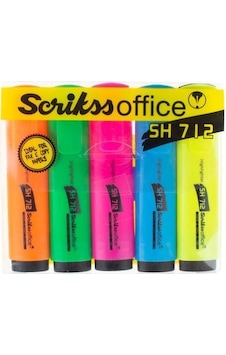 Scrikss Office Fosforlu Kalem Seti Canlı Renkler 5'li Sh712 Diğer Scrikss Office Fosforlu Kalem Seti Canlı Renkler 5'li Sh712 Diğer