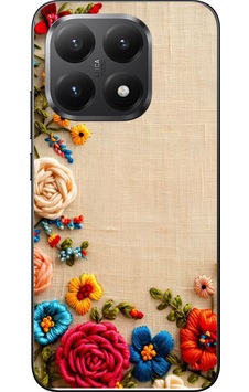 Xiaomi Mi 15t Uyumlu İşlemeli İğne Oyası Baskılı Silikon Kılıf Renkli Xiaomi Mi 15t Uyumlu İşlemeli İğne Oyası Baskılı Silikon Kılıf Renkli