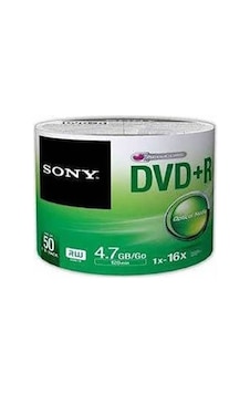Sony Dvd+R 4.7 Gb/Go Rw 50Dpr47Sb