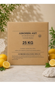 ASKORBİK ASİT E300 (C VİTAMİNİ) - GIDA TAKVİYESİ 25 KG ASKORBİK ASİT E300 (C VİTAMİNİ) - GIDA TAKVİYESİ 25 KG