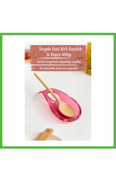 Vaveni Akrilik Mürdüm Tezgah Üstü Kirli Kaşıklık & Kepçe Altlığı Arz Vaveni Akrilik Mürdüm Tezgah Üstü Kirli Kaşıklık & Kepçe Altlığı Arz