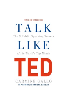 Talk Like TED : The 9 Public Speaking Secrets of the World's Top Minds - Carmine Gallo - Pan MacMillan Talk Like TED : The 9 Public Speaking Secrets of the World's Top Minds - Carmine Gallo - Pan MacMillan