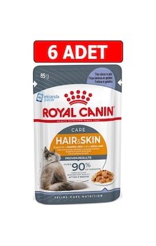 Tr Royal Canın Hair Skin Kedi Yaş Mama 85gr 6adet Kedi Konserve Pouch Tr Royal Canın Hair Skin Kedi Yaş Mama 85gr 6adet Kedi Konserve Pouch