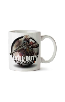 Call Of Duty Black Ops 2 Porselen Kupa Bardak Beyaz