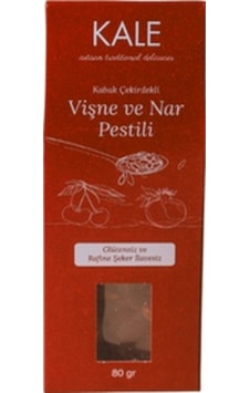 Glutensiz Şekersiz Vişne Ve Nar Pestili 80 Gr Glutensiz Şekersiz Vişne Ve Nar Pestili 80 Gr
