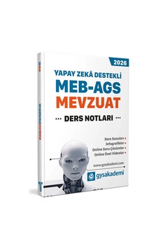 Gys Akademi 2026 Meb-ags Yapay Zeka Destekli Mevzuat Ders Notları Gys Akademi 2026 Meb-ags Yapay Zeka Destekli Mevzuat Ders Notları