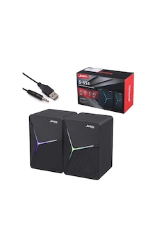Jedel S-553 Pc Ses Sistemi 1+1 Usb 3.5mm Jack Rgb Ledli Jedel S-553 Pc Ses Sistemi 1+1 Usb 3.5mm Jack Rgb Ledli