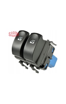 Cam - 595 - Açma Dügmesı Ön Sol Mavı Çıftlı - Almparca - Clıo Iıı
