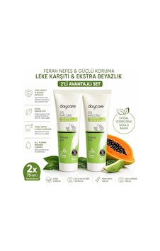 Papaya Özlü Glutensiz Diş Macunu 2'li Papaya Özlü Glutensiz Diş Macunu 2'li