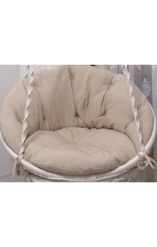 Woodshut Makrome Salıncak Yastığı Minder Seti Bej - 60x80 Bej Woodshut Makrome Salıncak Yastığı Minder Seti Bej - 60x80 Bej