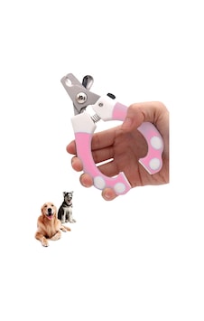 Çelik Uçlu Pembe Kedi Köpek Büyük Boy Tırnak Makası Cin313pm Çelik Uçlu Pembe Kedi Köpek Büyük Boy Tırnak Makası Cin313pm