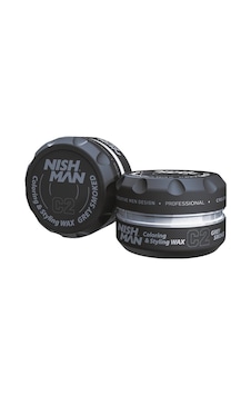 Nishman Wax Koyu Gri Renk C2 Saç Şekillendirici Renklendirici 100 ML Nishman Wax Koyu Gri Renk C2 Saç Şekillendirici Renklendirici 100 ML