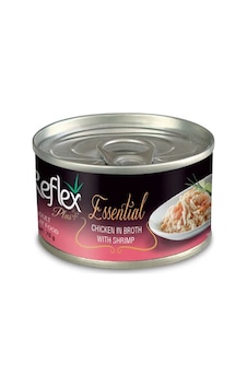 Reflex Plus Essential Tavuklu ve Karidesli Konserve Yetişkin Kedi Maması 24 x 70 G Reflex Plus Essential Tavuklu ve Karidesli Konserve Yetişkin Kedi Maması 24 x 70 G