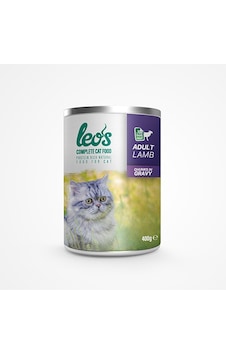 Leos Kuzu Parça Etli Soslu Konserve Yetişkin Kedi Maması 24 x 400 G Leos Kuzu Parça Etli Soslu Konserve Yetişkin Kedi Maması 24 x 400 G