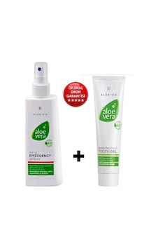 Lr Aloe Vera Acil Yardım Spreyi 150 ML + Aloe Vera Diş Macunu Lr Aloe Vera Acil Yardım Spreyi 150 ML + Aloe Vera Diş Macunu