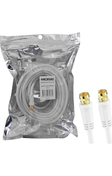 Rg6 F Konnektörlü Hazır Anten Kablo 15mt Rose Rc-24-15 Rg6 F Konnektörlü Hazır Anten Kablo 15mt Rose Rc-24-15