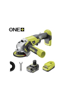 Ryobi R18AG-1C40GP 18V 4.0AH Tek Akülü Avuç Taşlama - 5133006908 Ryobi R18AG-1C40GP 18V 4.0AH Tek Akülü Avuç Taşlama - 5133006908