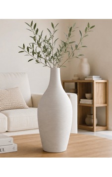 Arow Aveline Blanco Vazo 85 85 160 Mm-7644 Beyaz Arow Aveline Blanco Vazo 85 85 160 Mm-7644 Beyaz