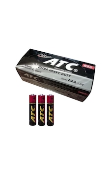 Atc R03 1.5V AAA İnce Pil 60'lı Atc R03 1.5V AAA İnce Pil 60'lı